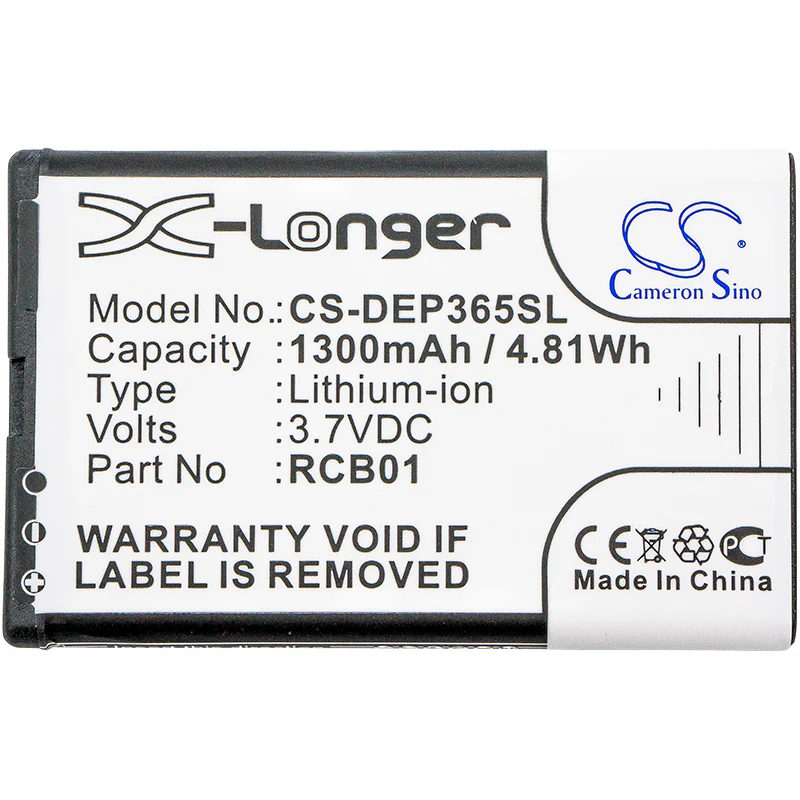 CS-DEP365SL : Battery for Doro Primo 365 - Replaces Doro RCB01 - Image 3