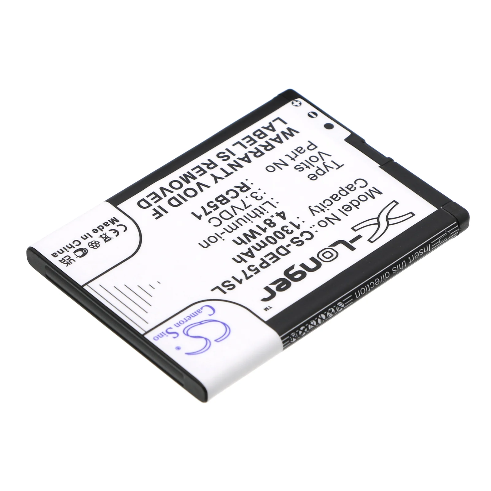 CS-DEP571SL : Battery for WINNER WG11, WG12 - Replaces Binatone HZTBL-4D-01 - Image 2