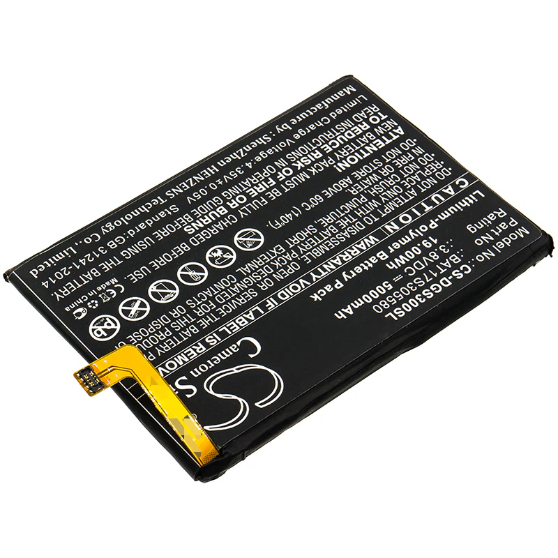 CS-DGS300SL : Battery for Doogee S30 - Replaces Doogee BAT17S305580 - Image 3