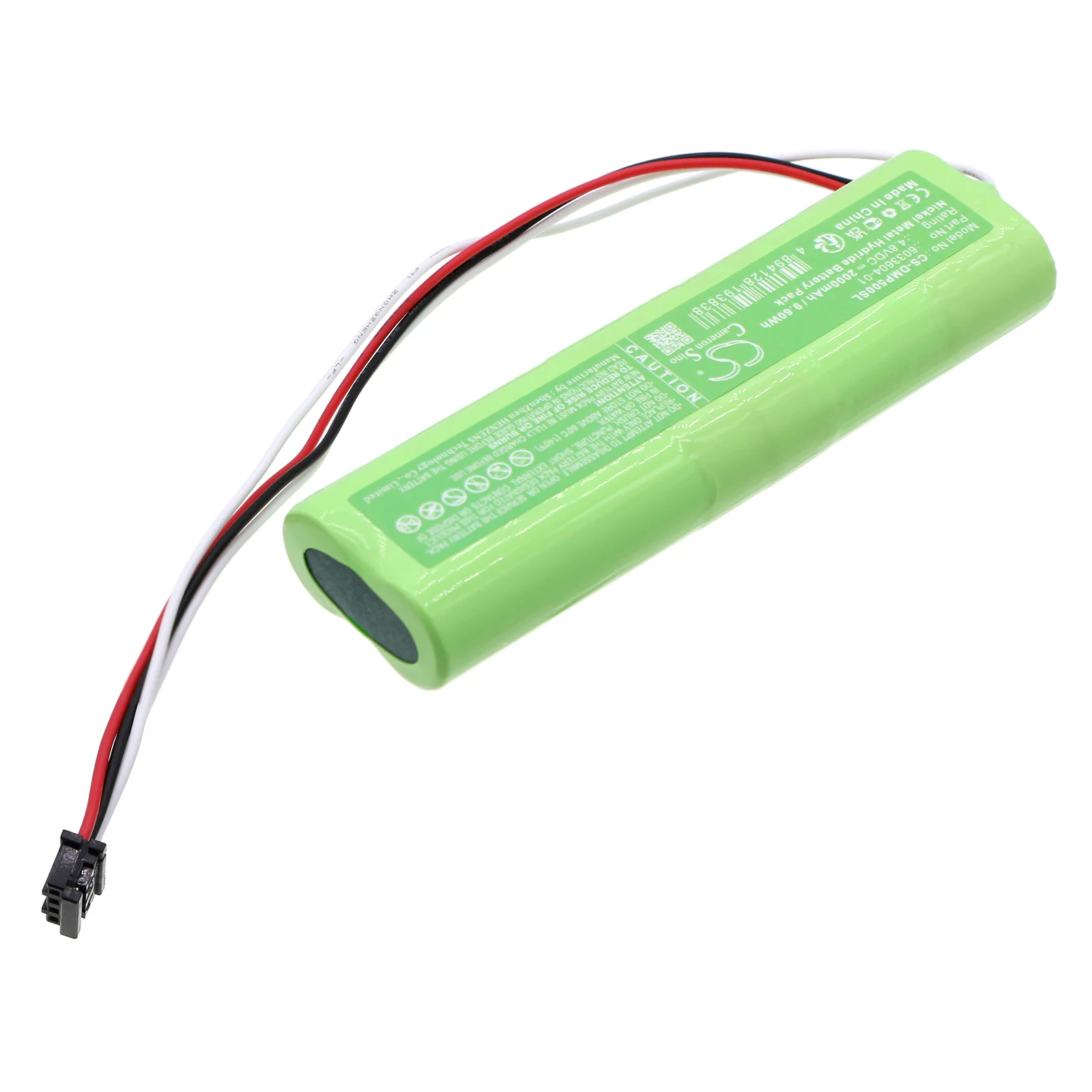 CS-DMP500SL : Battery for Drager MSI P5, MSI P7, EM200 - Replaces Drager 6033604-01 - Image 4