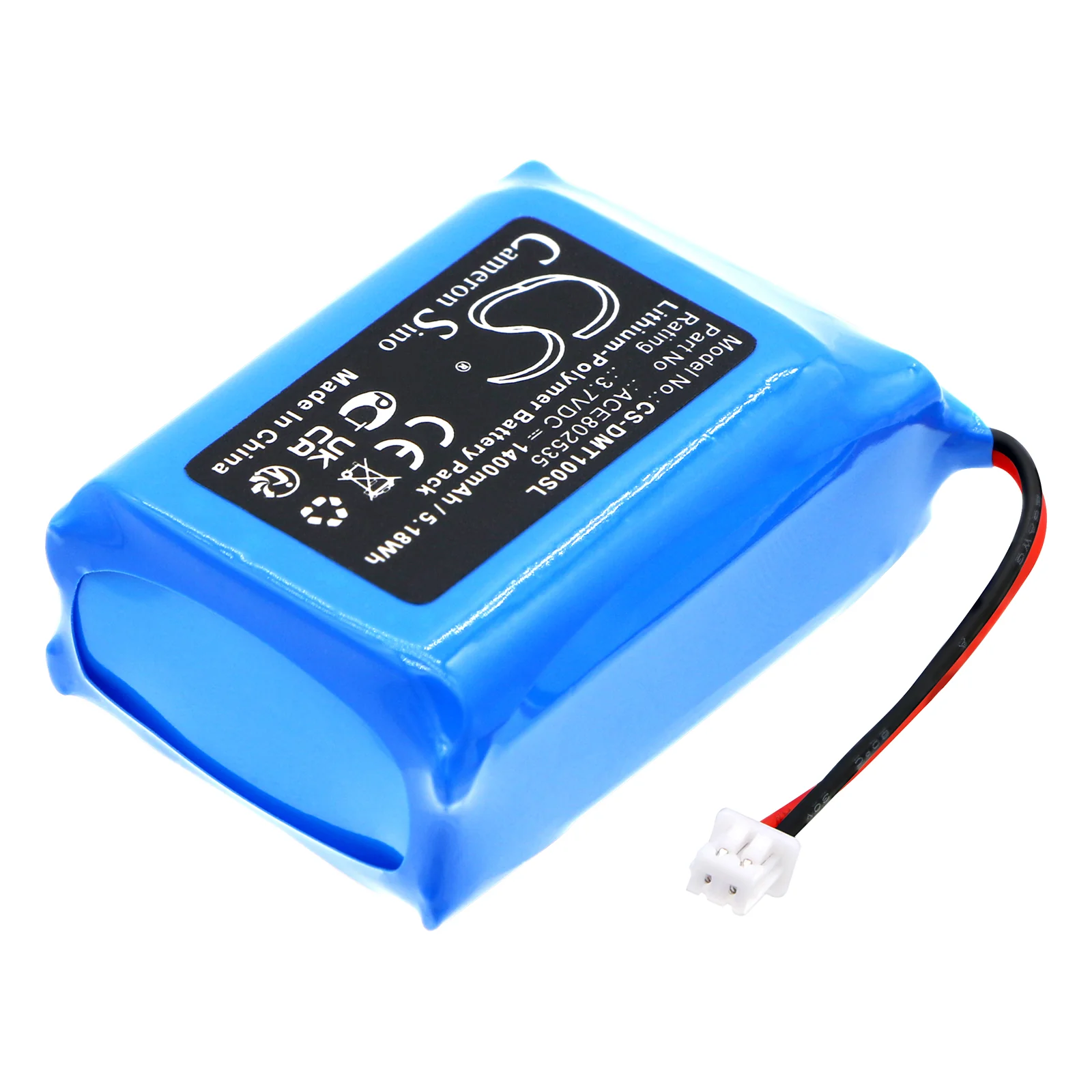 CS-DMT100SL : Battery for Divoom Macchiato - Replaces Divoom ACE802535 - Image 3