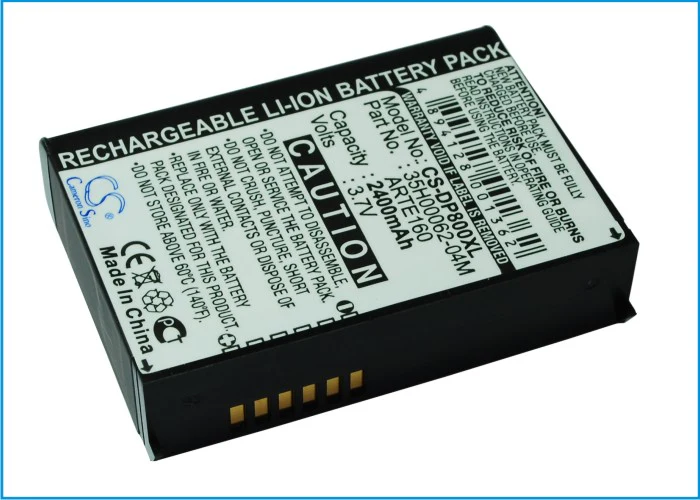 CS-DP800XL : Battery for HTC P3300, P3350, Artemis and others - Replaces HTC ARTE160, 35H00062-04M - Image 2