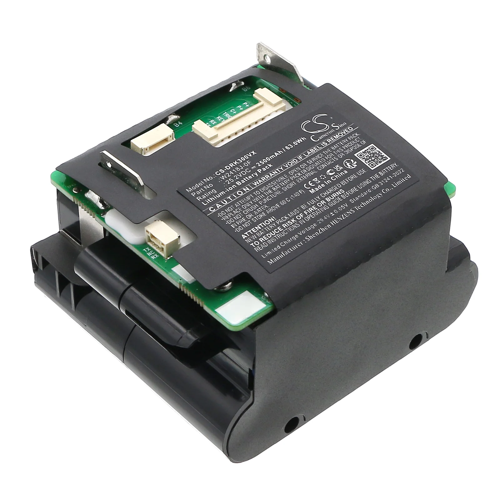 CS-DRK300VX : Battery for Dreame Mova K30, Mova K30 Pro - Replaces Dreame W2418J-0F - Image 4