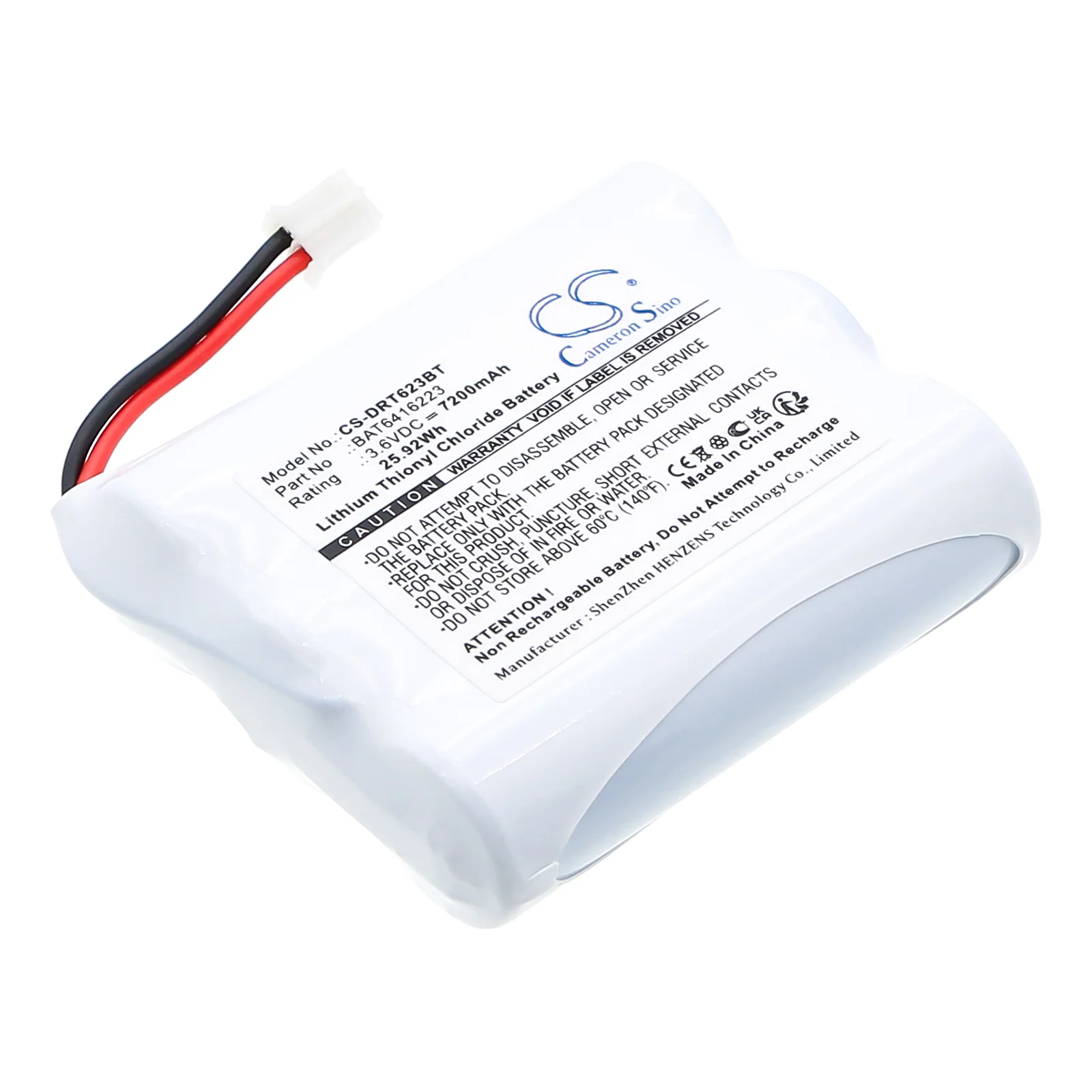 CS-DRT623BT : Battery for Delta Dore BP CLT 8000 Tyxal+, Bat CLT 8000 TYXAL+, WILPA2369B for CLT 8000 TYXAL+ - Replaces Delta Dore BAT6416223 - Image 5