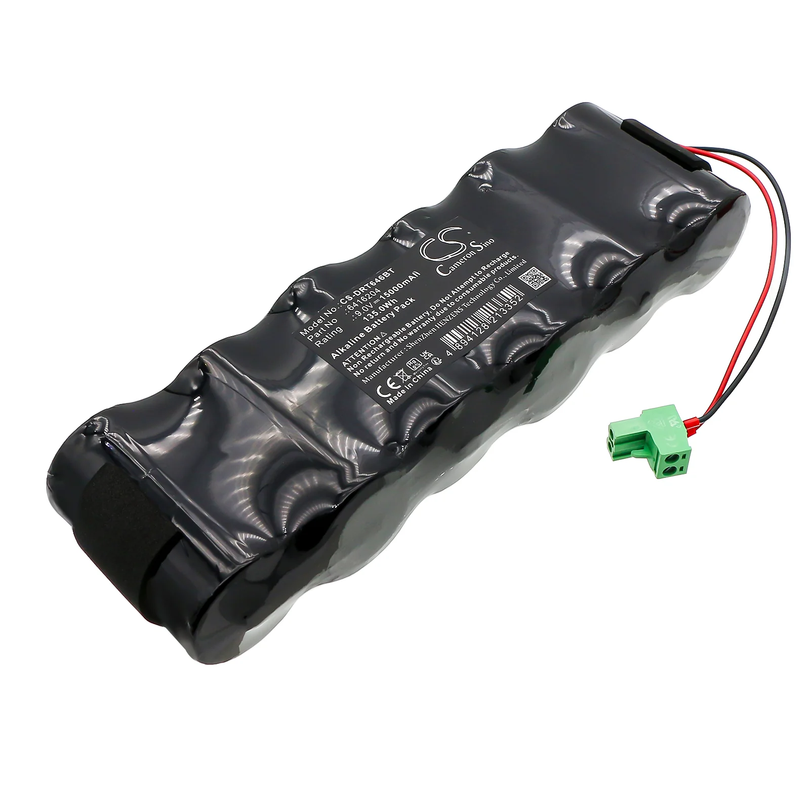 CS-DRT646BT : Battery for Delta Dore BPX bloc pile sirene, SEFRx - Replaces Delta Dore 1285001 REV 6, 6416204 - Image 3