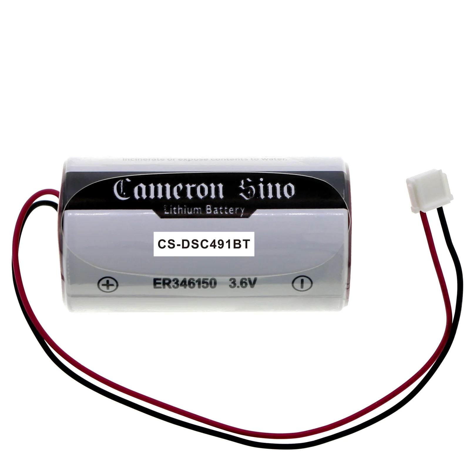 CS-DSC491BT : Battery for DSC WT4911, WT4911B, WT4911Bm and others - Replaces DSC ER34615M-T1, WT4911BATT - Image 3