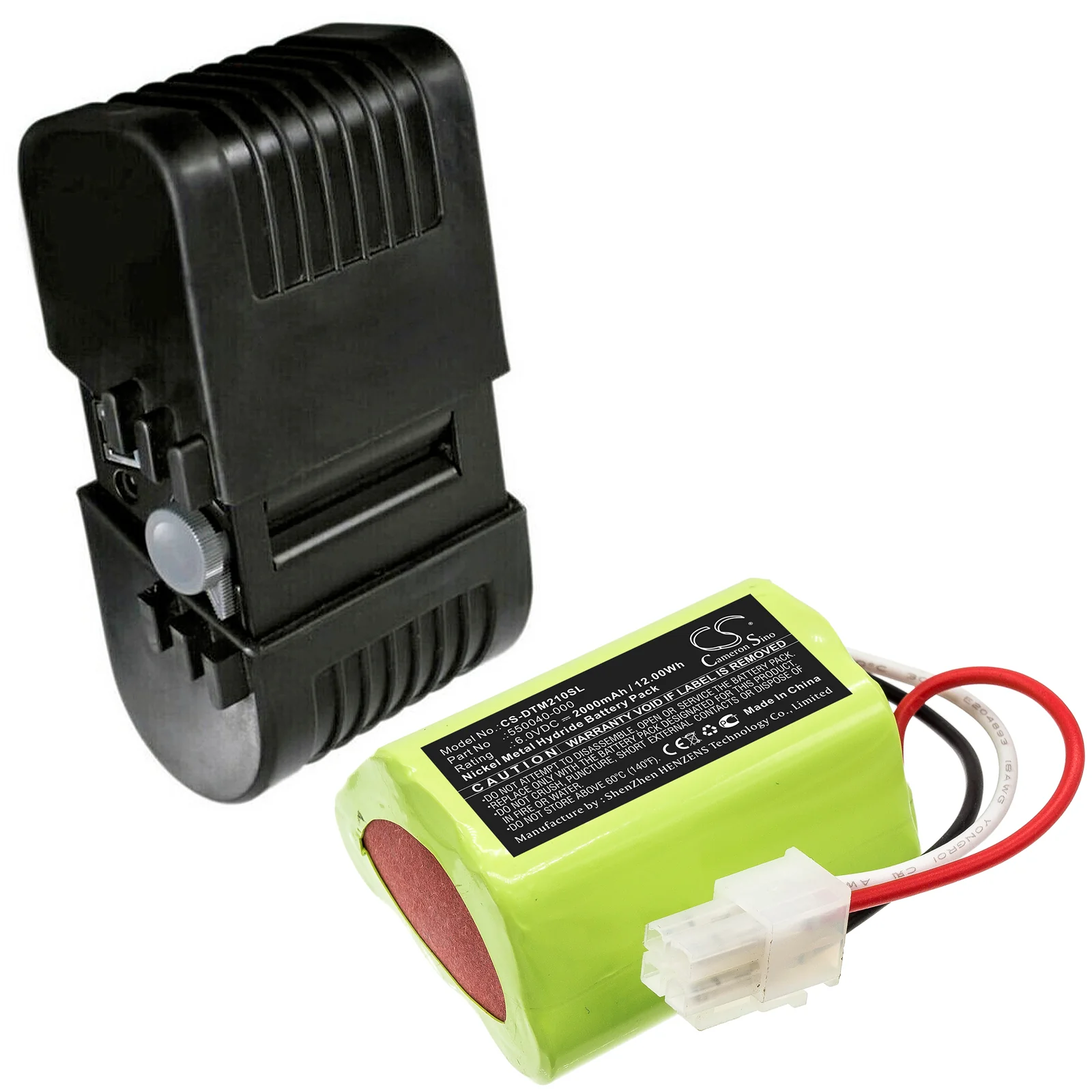 CS-DTM210SL : Battery for ONeil Microflash 2 - Replaces ONeil 550040-000 - Image 6