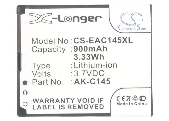 CS-EAC145XL : Battery for WINNER WG7 - Replaces TELME AK-C145 - Image 5
