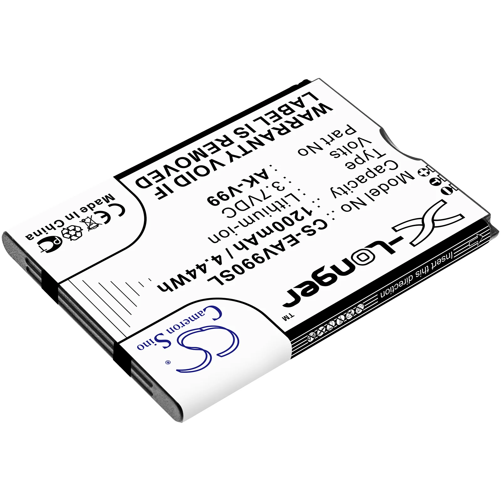 CS-EAV990SL : Battery for Emporia Select, V99, Basic V26 - Replaces Emporia AK-V99 - Image 3