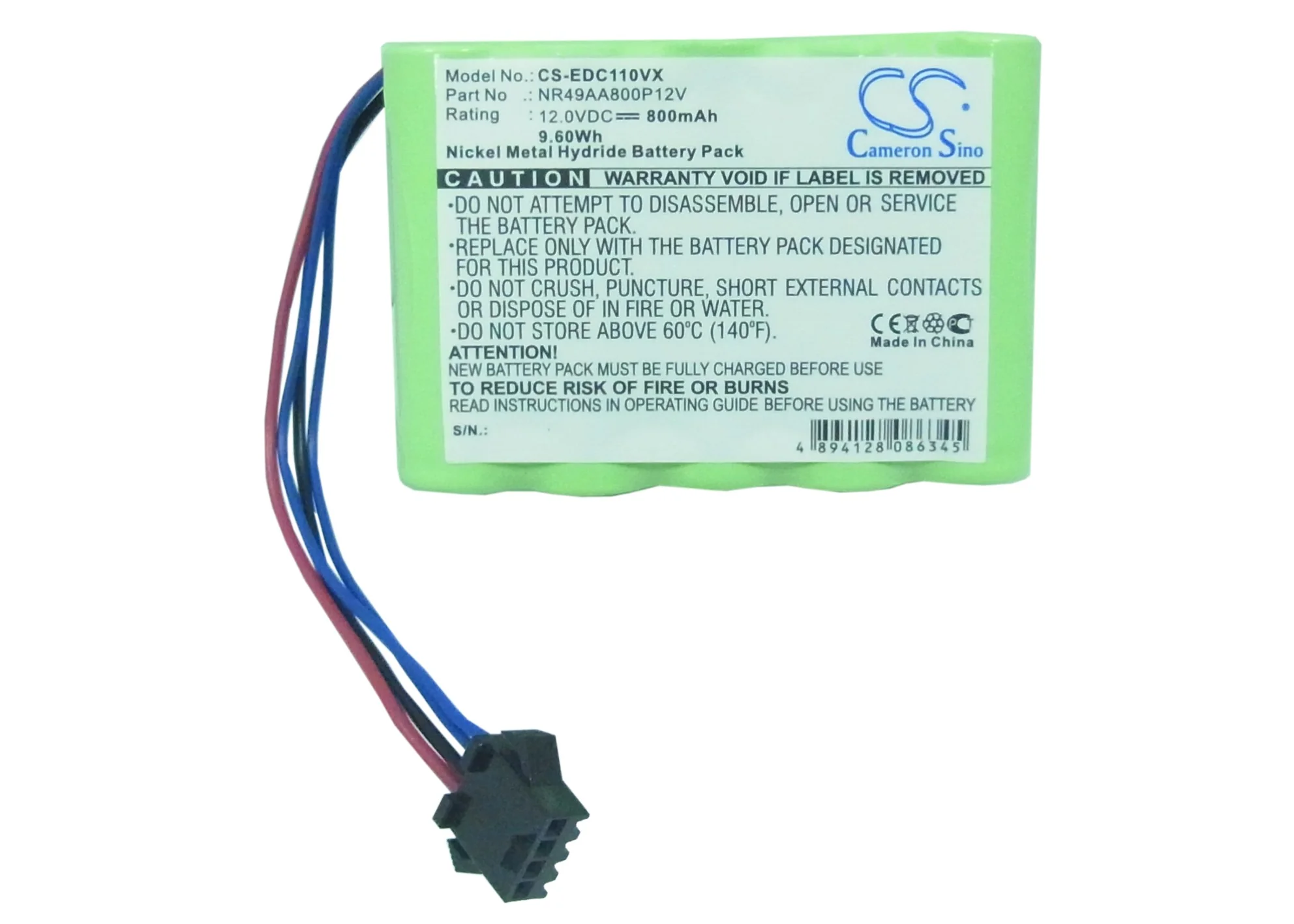 CS-EDC110VX : Battery for Ricambi Robot Aspiratore Imetec - Replaces Ecovacs NR49AA800P12V, G80090 - Image 5