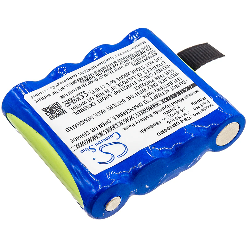 CS-EDM100MD : Battery for Edan oximeter H100, oximeter H100N, oximeter H100B and others - Replaces Edan M159105, 4XNR49AA1500P, BX350 and others - Image 4