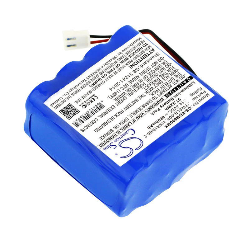 CS-EDM600MX : Battery for Edan F6, F9, F9 Fetal Monitor and others - Replaces Edan TWSLB-006, 4IXR19/65-2, HYLB-854 and others - Image 3