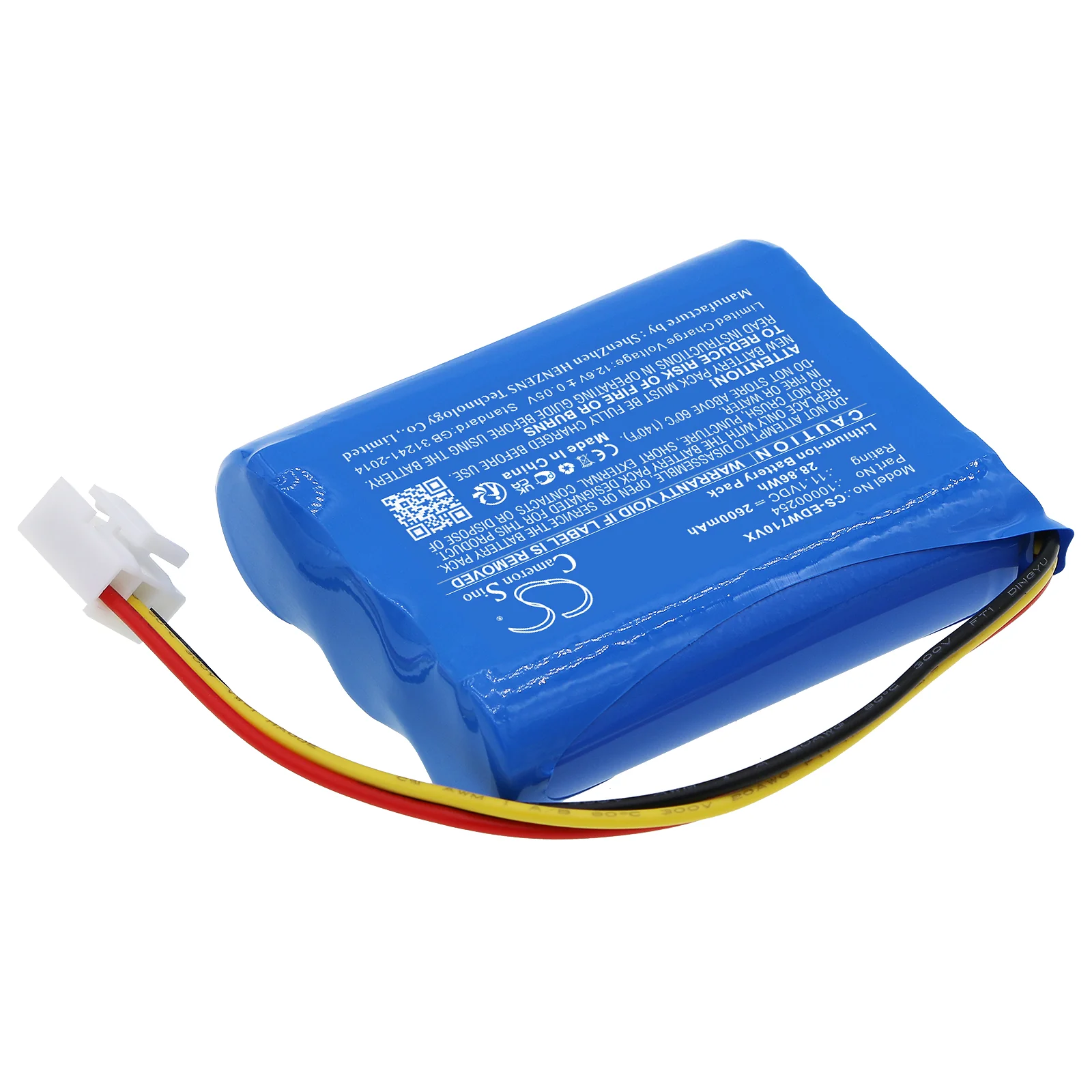 CS-EDW710VX : Battery for Ecovacs Winbot W733, TBW60, Winbot 733 and others - Replaces Ecovacs 10000254 - Image 2