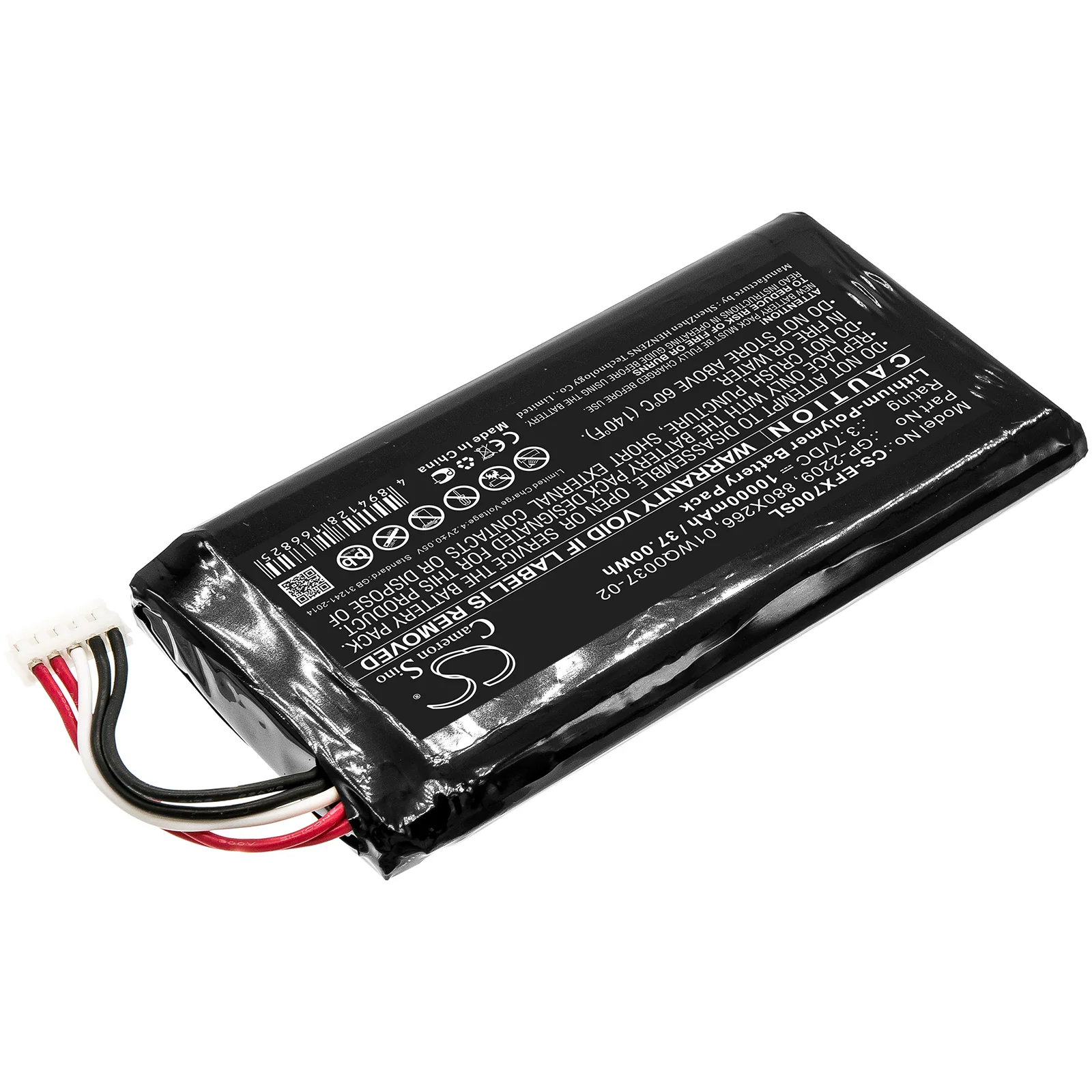 CS-EFX700SL : Battery for EXFO MAX-700, MAX-900, MAX-900FIP and others - Replaces EXFO GP-2209, 880X266, 01WQ0037-02 - Image 2