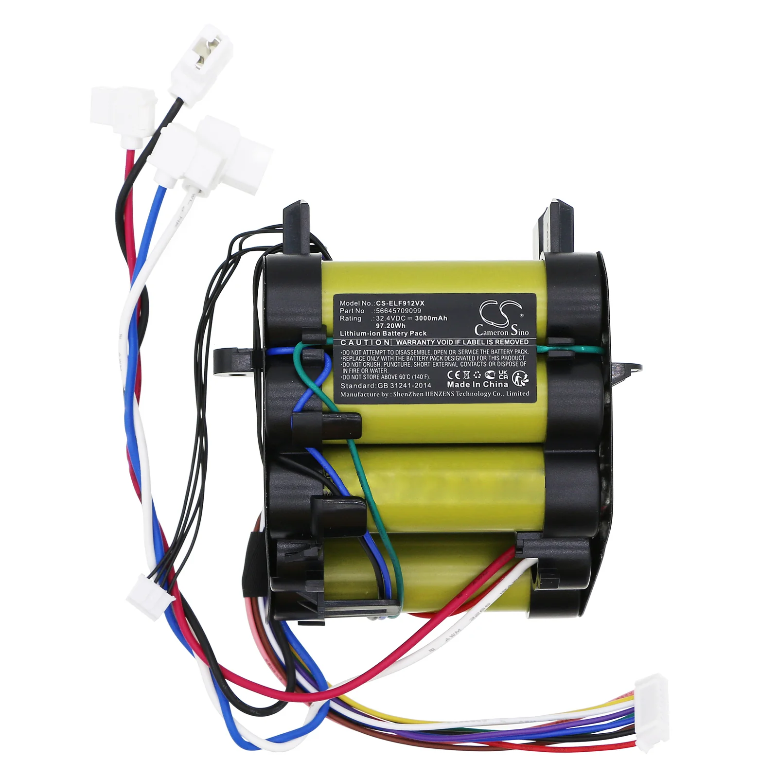 CS-ELF912VX : Battery for Electrolux PF91, PF91-ALRP - Replaces Electrolux 56645709099 - Image 3