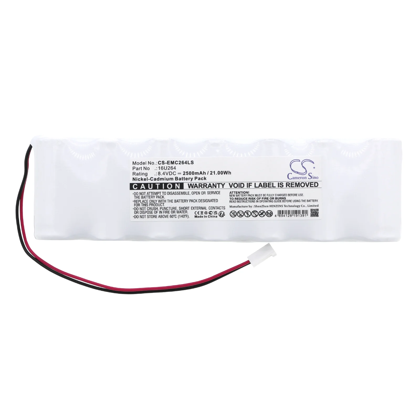CS-EMC264LS : Battery for DUAL-LITE PGB, PGP, PGW and others - Replaces DUAL-LITE 16U264 - Image 3