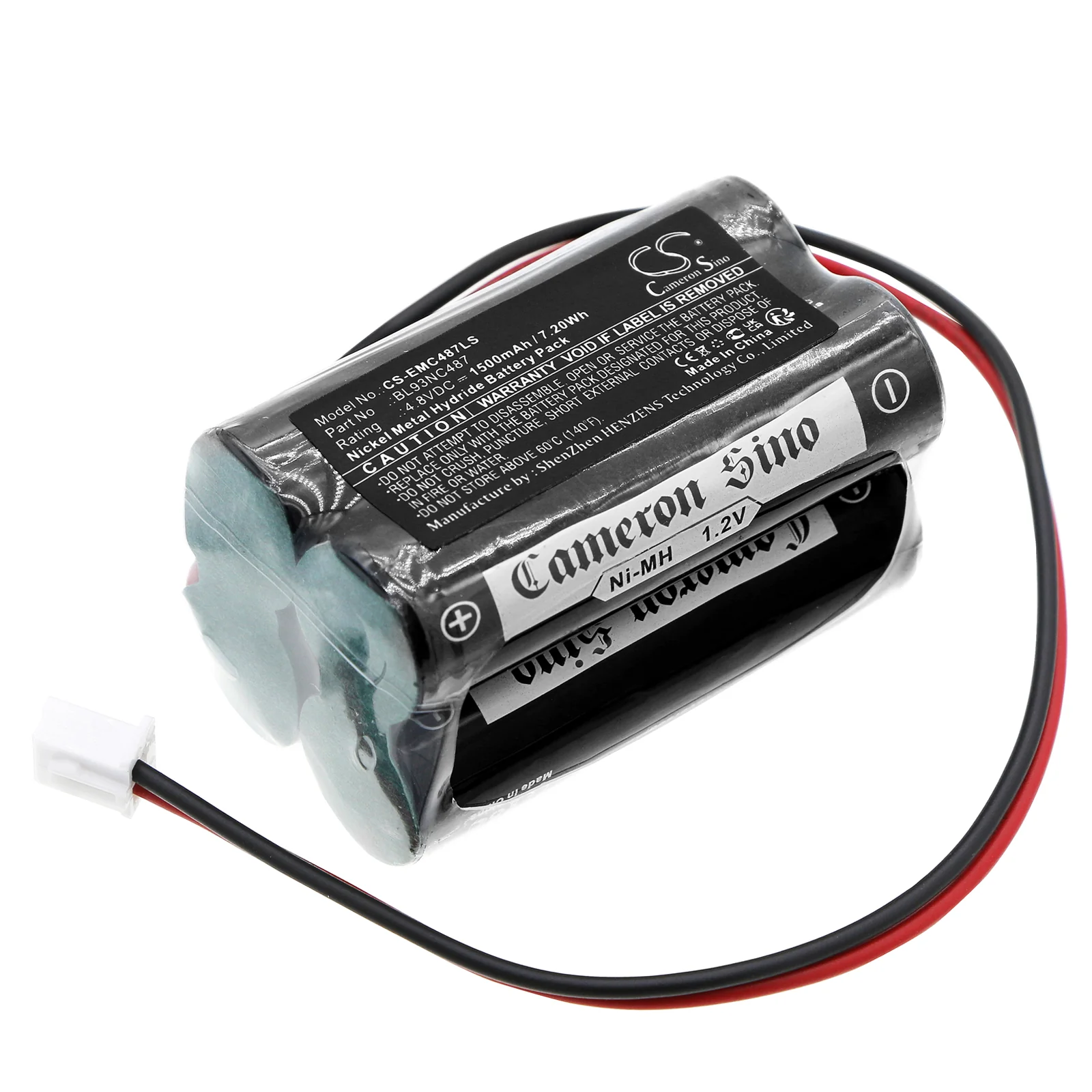 CS-EMC487LS : Battery for Cooper Industries 6200-RP, 6200RP - Replaces Cooper Industries 4-TD-800AA-HP, 4TD800AAHP - Image 5