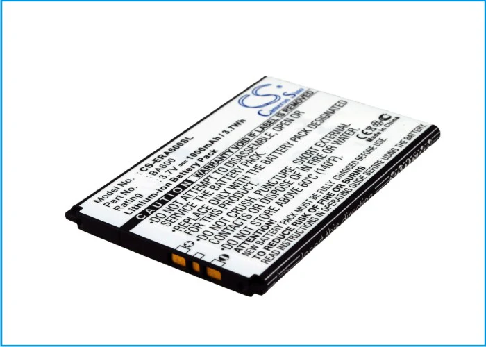 CS-ERA600SL : Battery for Sony Ericsson Xperia U, ST25, ST25i and others - Replaces Sony Ericsson BA600 - Image 2