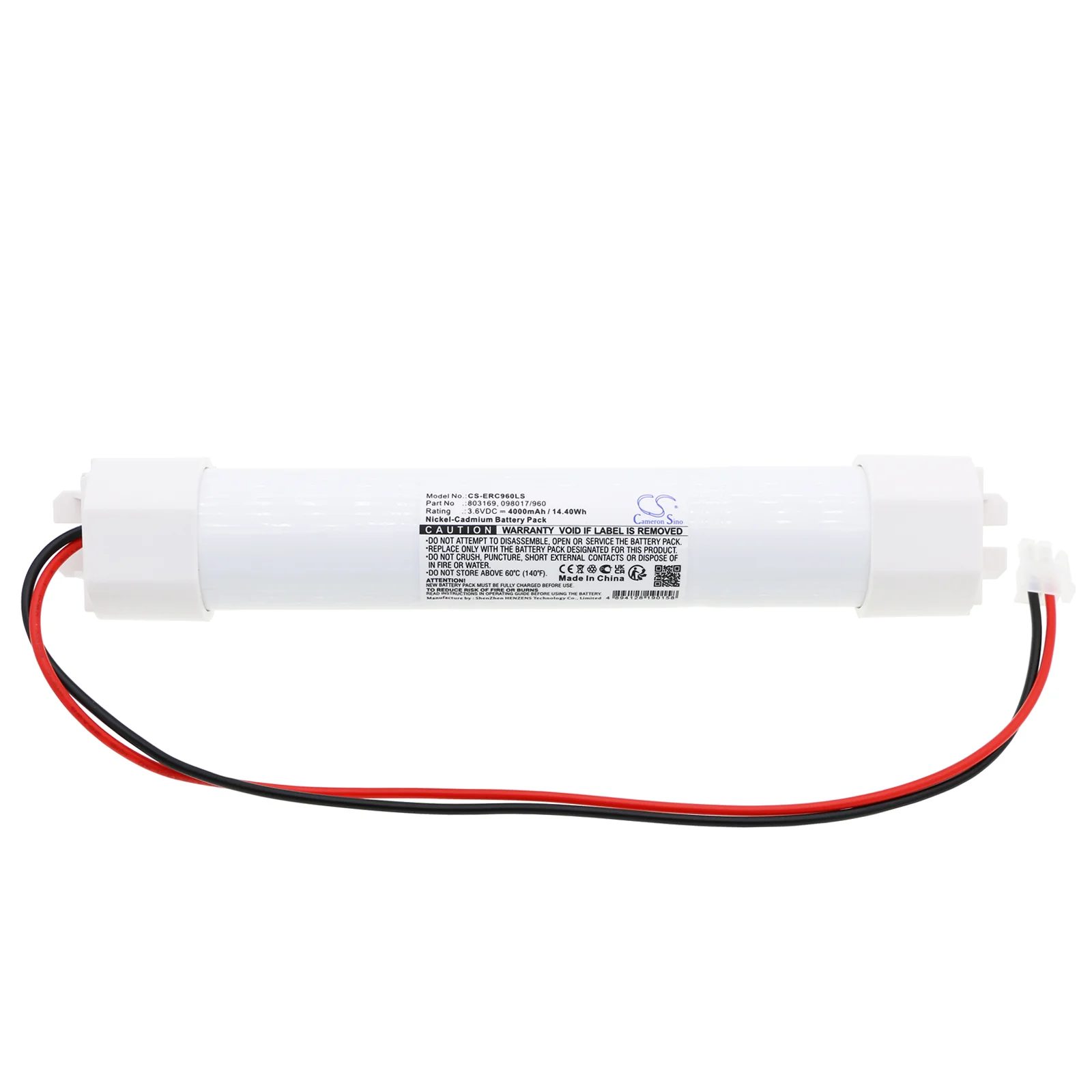 CS-ERC960LS : Battery for ERC LFE 03B, LFE 05B, LFE 05S and others - Replaces ERC 098017/960, 803169 - Image 2