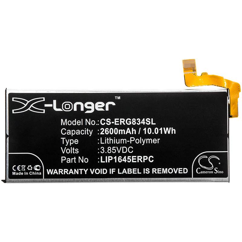 CS-ERG834SL : Battery for Sony Xperia XZ1, XZ1 TD-LTE, G8342 and others - Replaces Sony LIP1645ERPC - Image 3