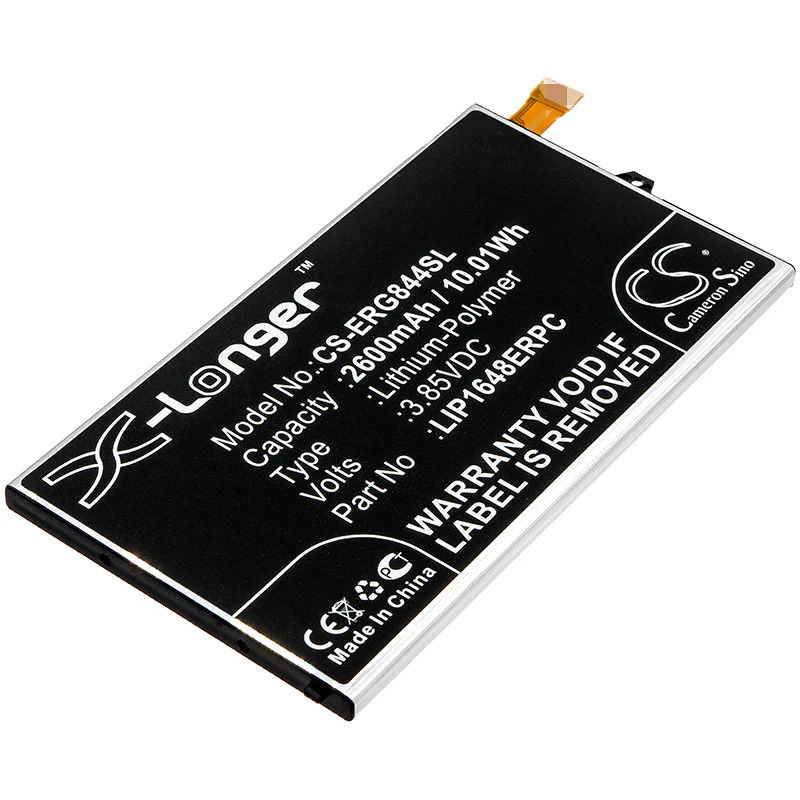 CS-ERG844SL : Battery for Sony Xperia XZ1 Compact, Xperia XZ1 Compact TD-LTE, SO-02K and others - Replaces Sony LIP1648ERPC - Image 2