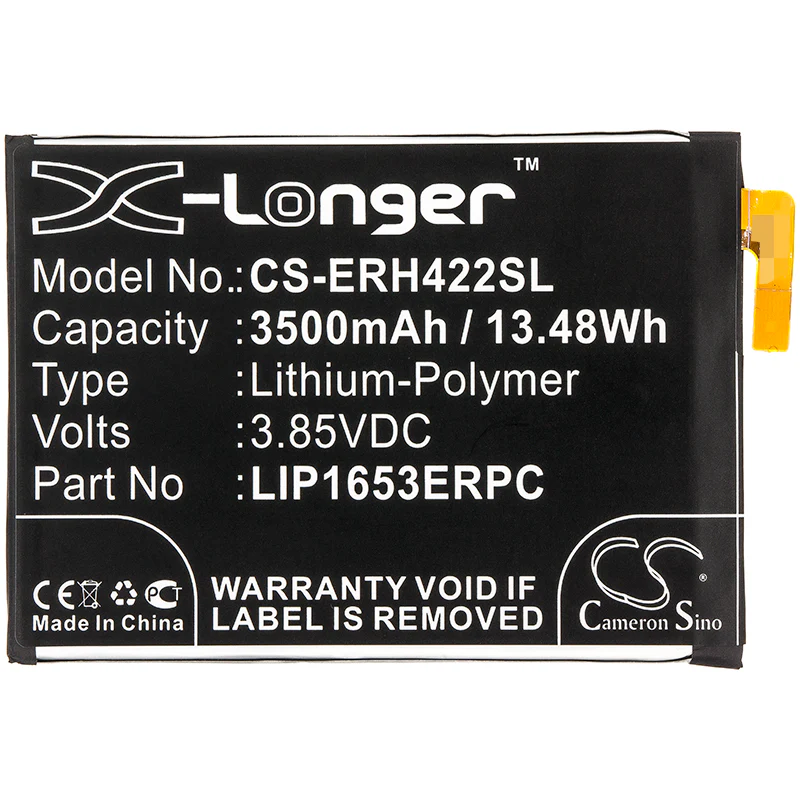 CS-ERH422SL : Battery for Sony Xperia XA2 Ultra, XA2 Ultra Dual SIM, XA2 Ultra Dual SIM TD-LTE and others - Replaces Sony LIP1653ERPC, 308-3586 - Image 3