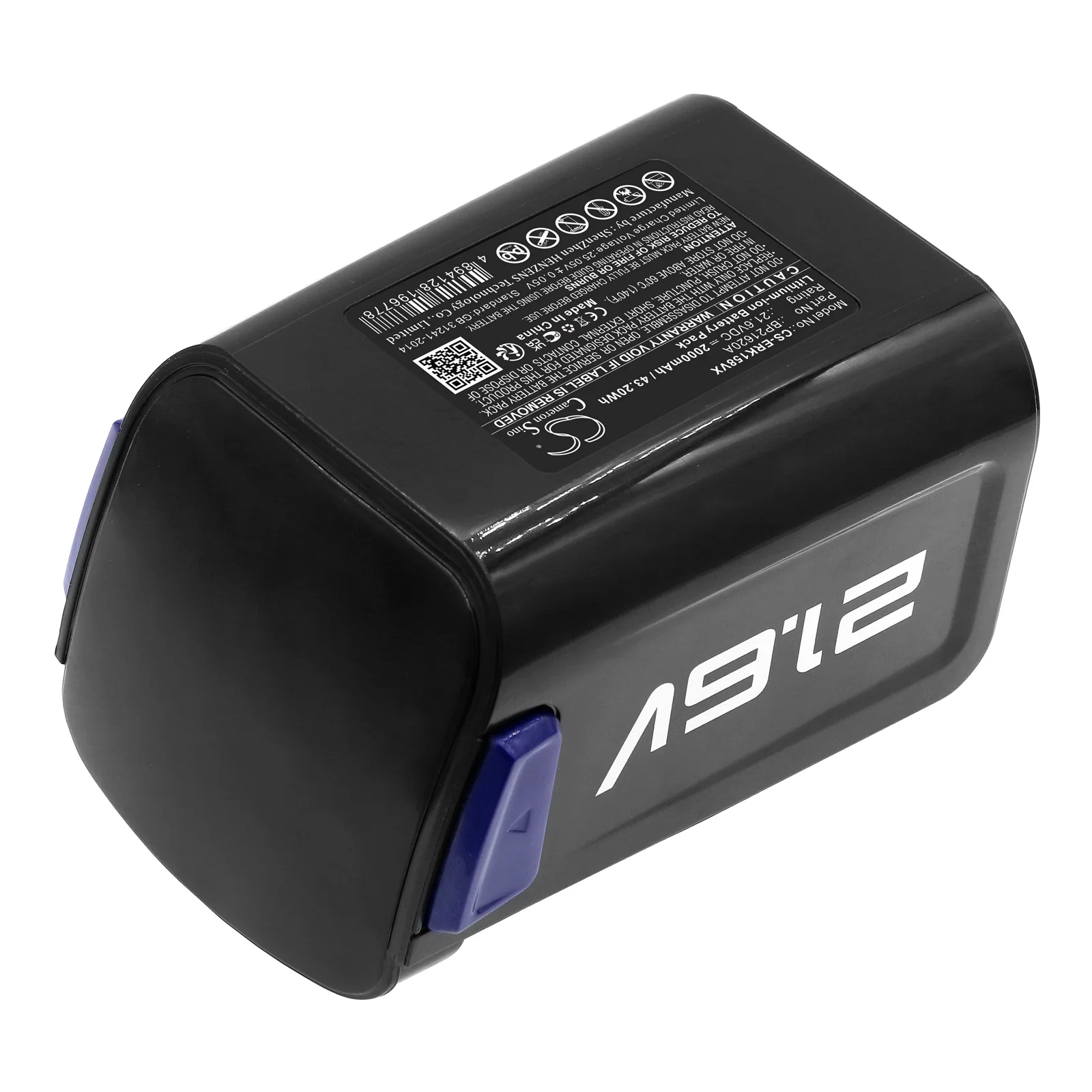 CS-ERK158VX : Battery for Media V1, P3, P5S and others - Replaces Eureka BP21620A, BP21620D, BP21620DS - Image 4