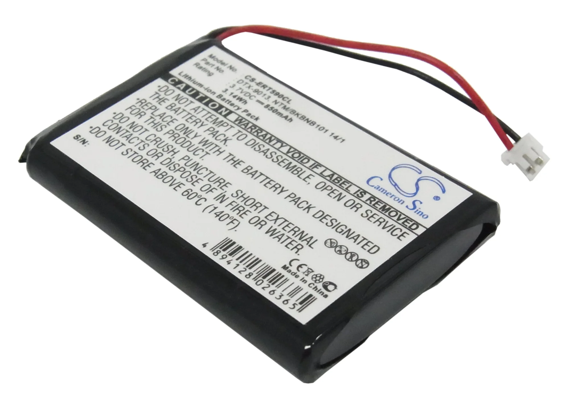 CS-ERT590CL : Battery for Ericsson DT590, DTX-9013, DT5900 - Replaces ERICSSON NTM/BKBNB10114/1
