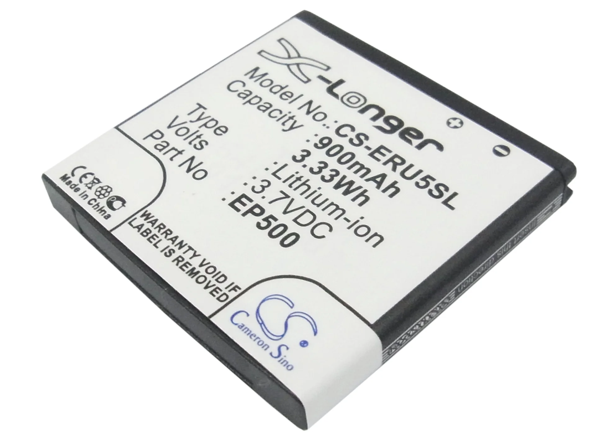 CS-ERU5SL : Battery for Sony Ericsson U5, U5i Vivaz, U5i Cosmic and others - Replaces Sony Ericsson EP500