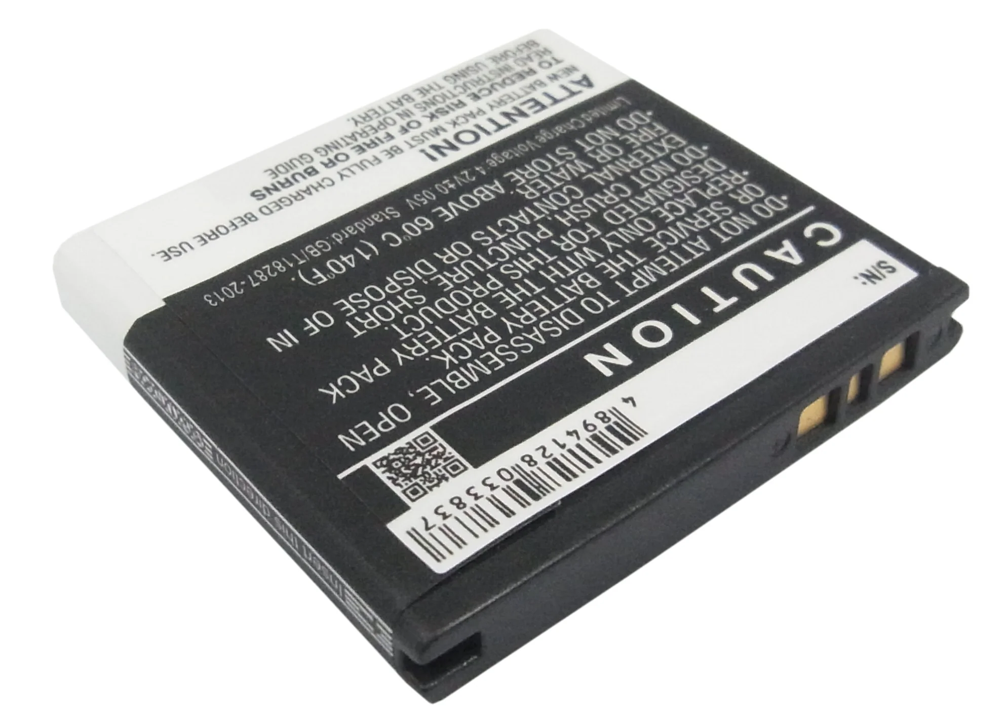 CS-ERU5SL : Battery for Sony Ericsson U5, U5i Vivaz, U5i Cosmic and others - Replaces Sony Ericsson EP500 - Image 3