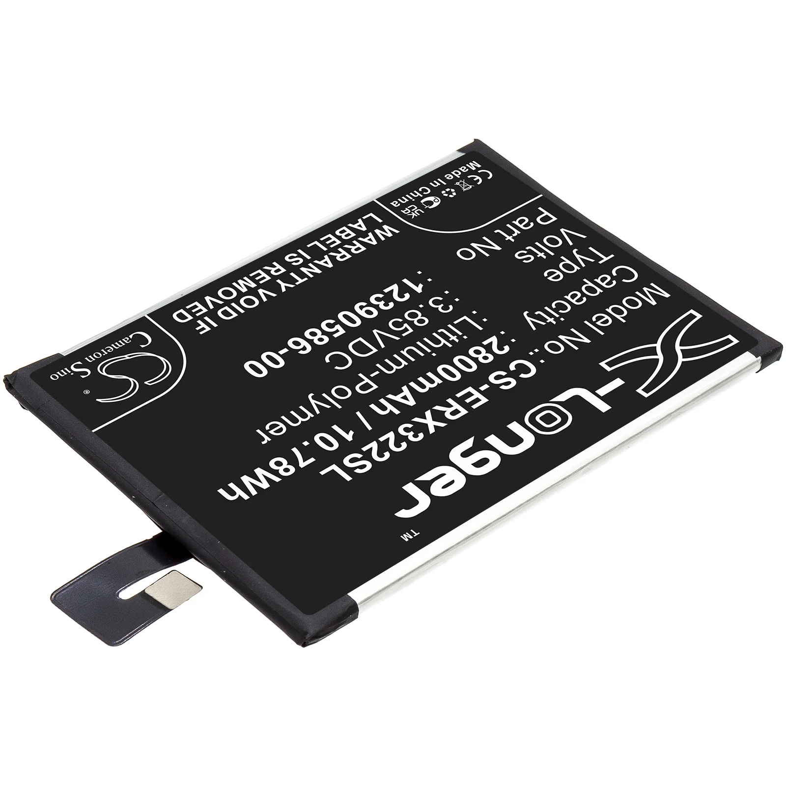 CS-ERX322SL : Battery for Sony Xperia 10 Plus, i3223, i4293 and others - Replaces Sony 12390586-00 - Image 2