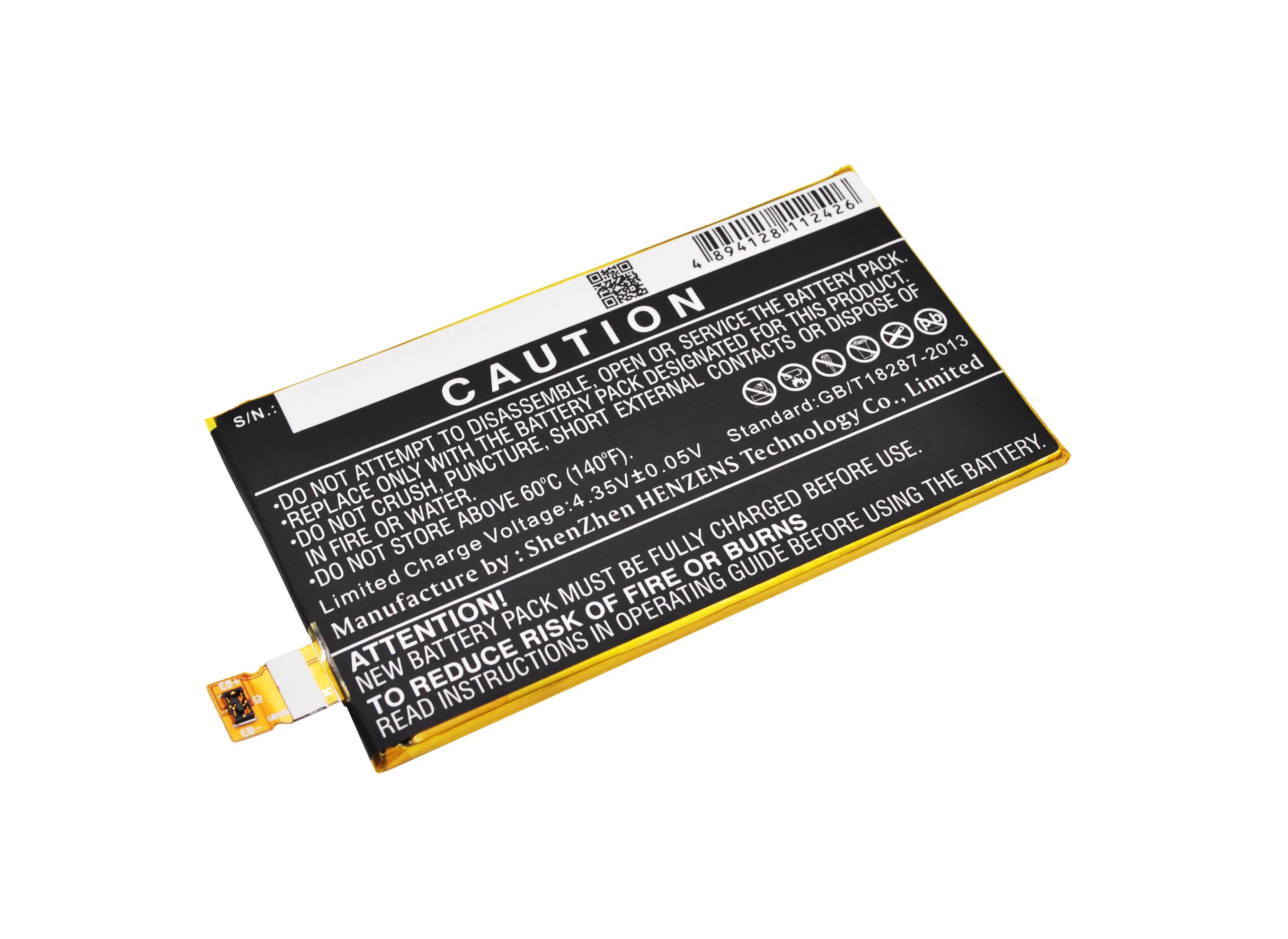 CS-ERZ510SL : Battery for Sony Xperia Z5 Compact, E5823, S50 and others - Replaces Sony Ericsson LIS1594ERPC, 1293-8715 - Image 3