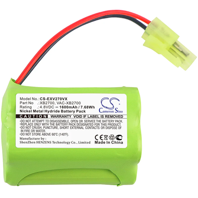 CS-EXV270VX : Battery for Euro Pro XB2700, V2700Z - Replaces Euro Pro C-XB2700, XB2700 - Image 3