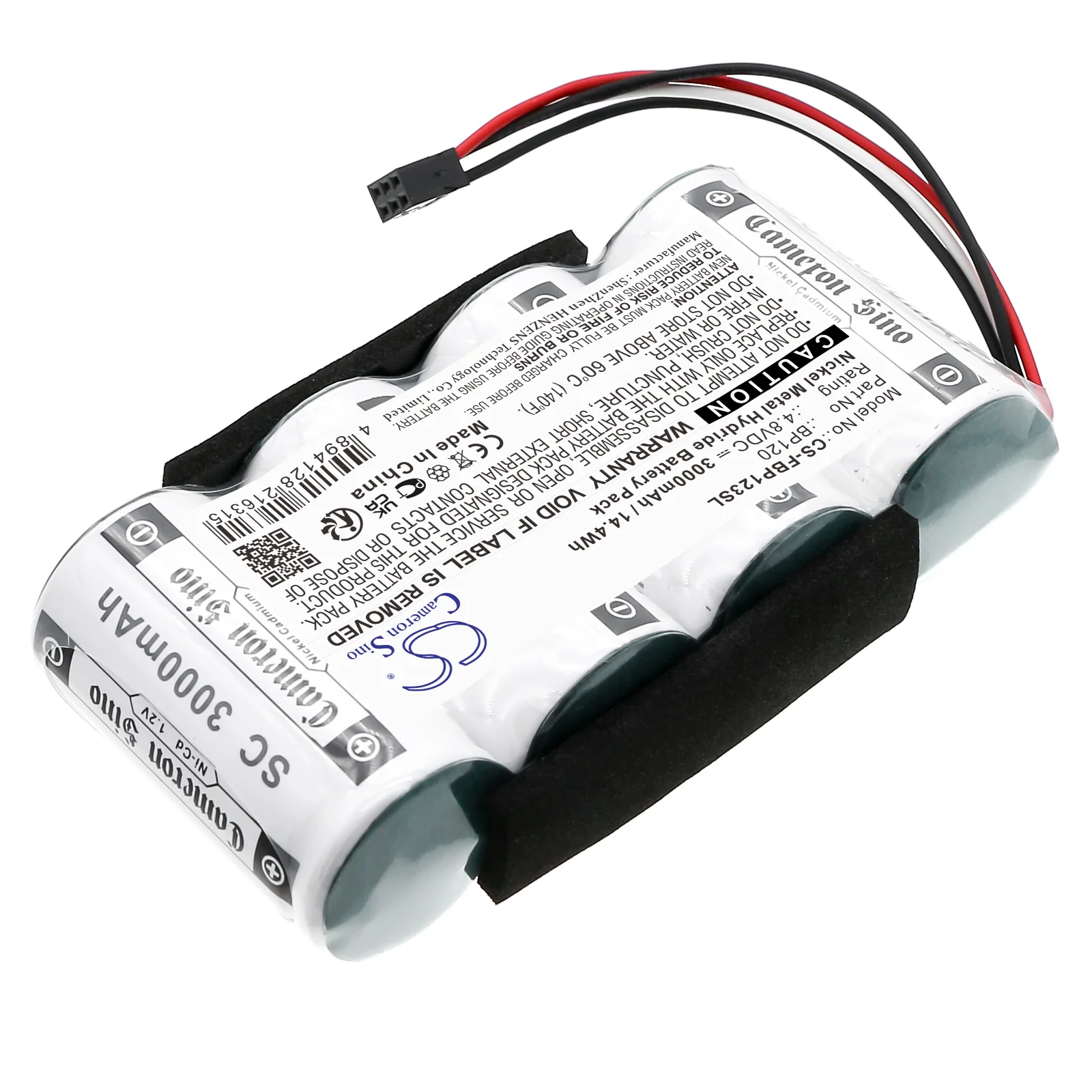 CS-FBP123SL : Battery for Fluke Scopemeter 120 (Firmware 2.01 version or above) - Replaces Fluke BP120 - Image 2