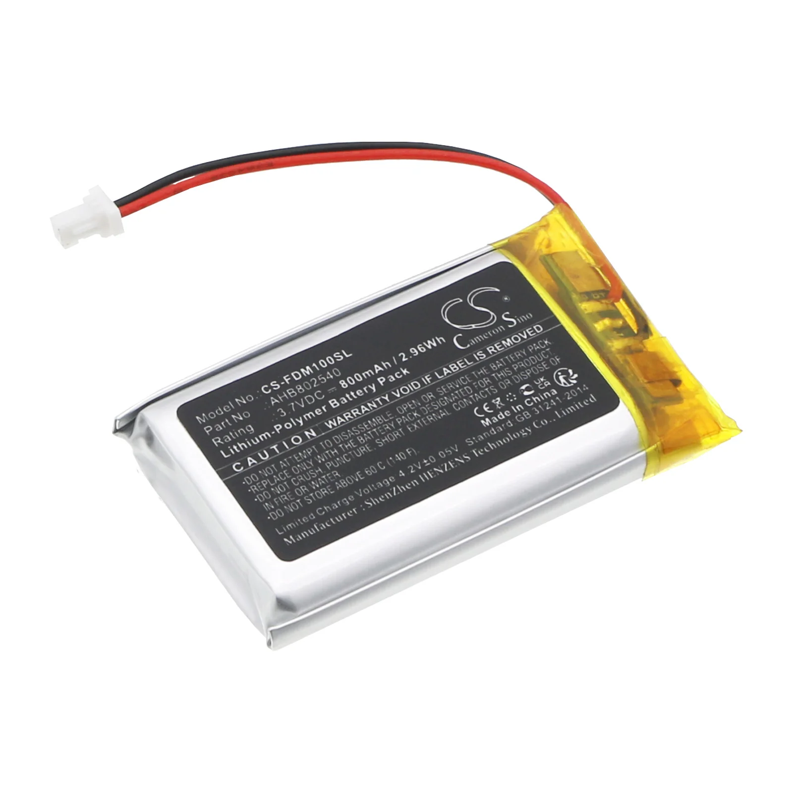 CS-FDM100SL : Battery for Fodsports M1S Pro - Replaces Fodsports AHB802540 - Image 5