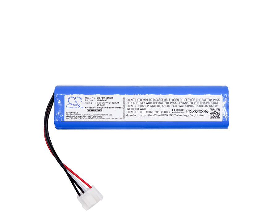CS-FDX421MD : Battery for Fukuda FX-4100, FX-4211, FCP-4101 and others - Replaces Fukuda 8TH-2400 - Image 2