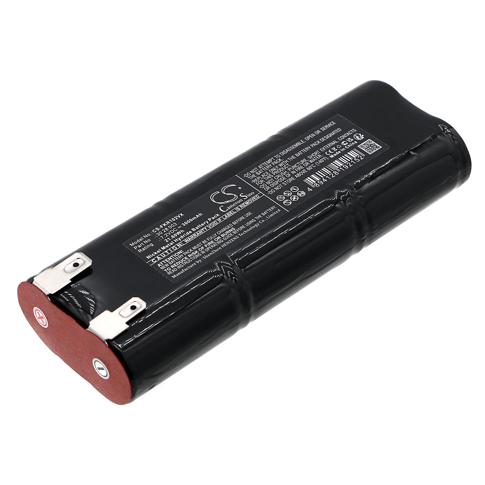 CS-FKR102VX : Battery for Fakir IC 1022, IC1022 - Replaces Fakir 30 28 003, 30 27 003
