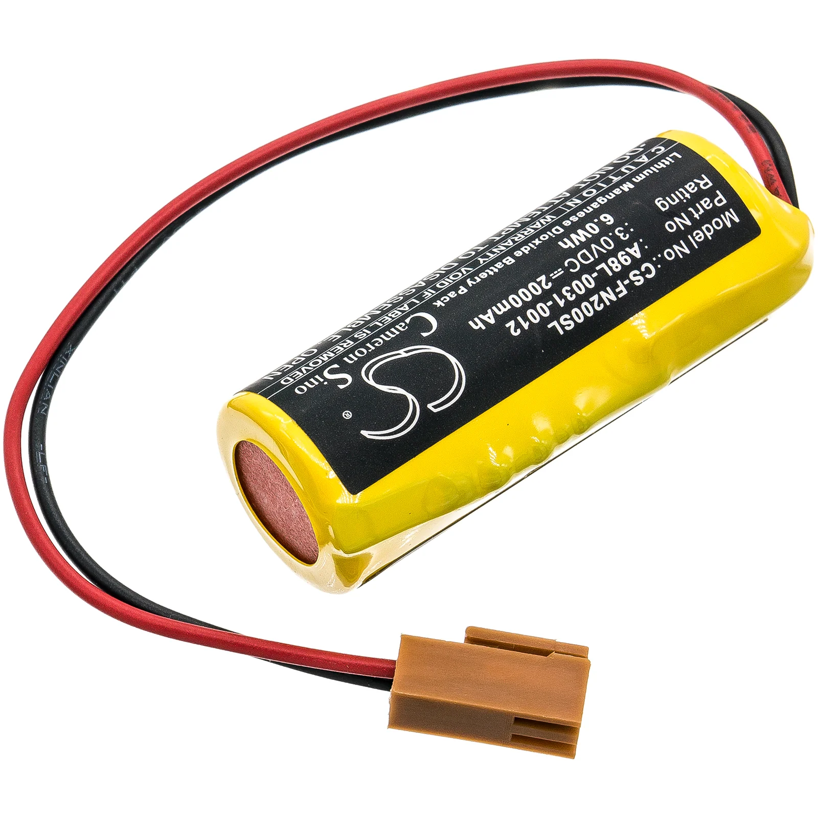CS-FN200SL : Battery for Le Blonde 77 CNC router programmable logic controller industrial computer - Replaces Le Blonde A98L-0031-0012, A98L00310012, CR17540SE-RL - Image 3