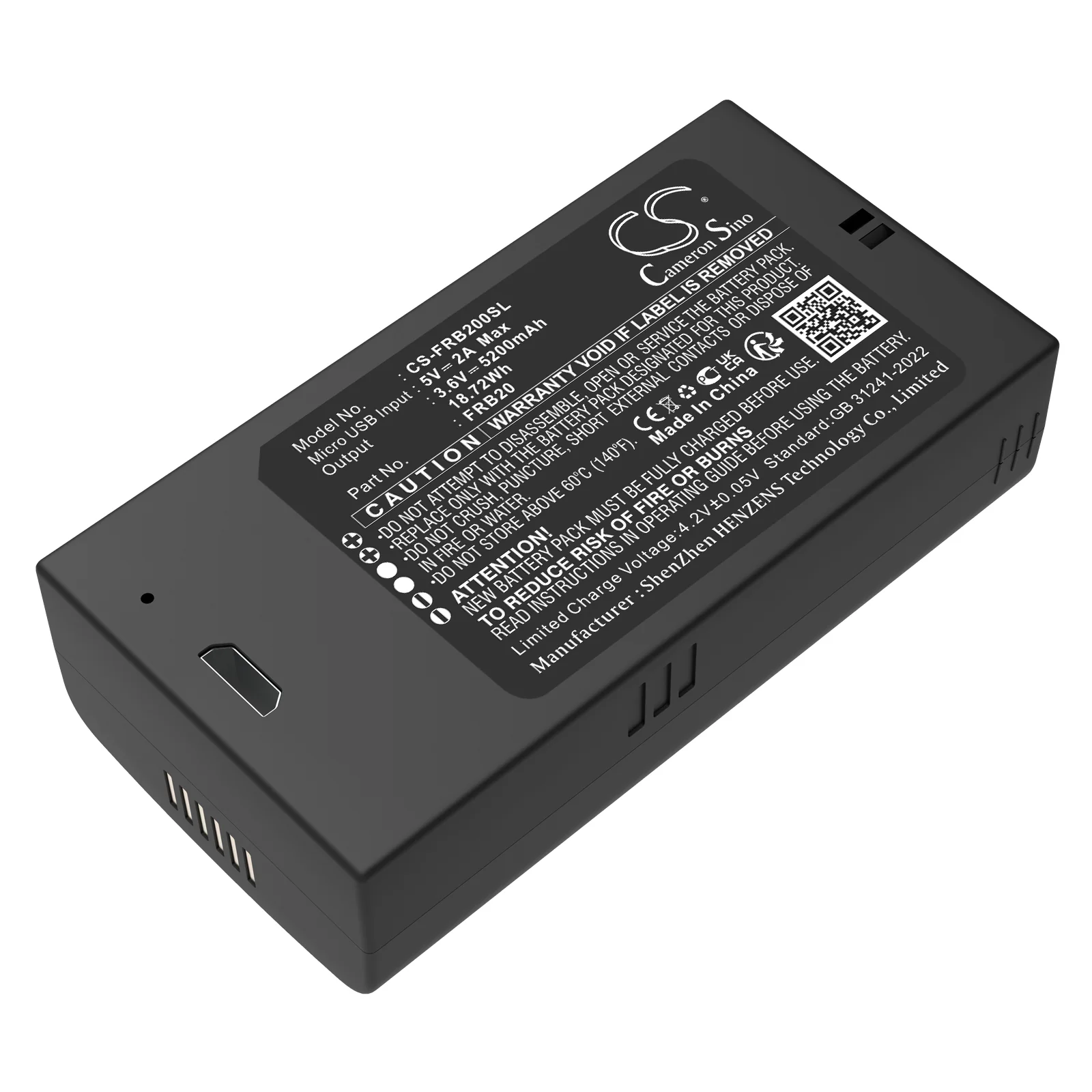 CS-FRB200SL : Battery for Imou Cell 2 Camera - Replaces Imou FRB20 - Image 2