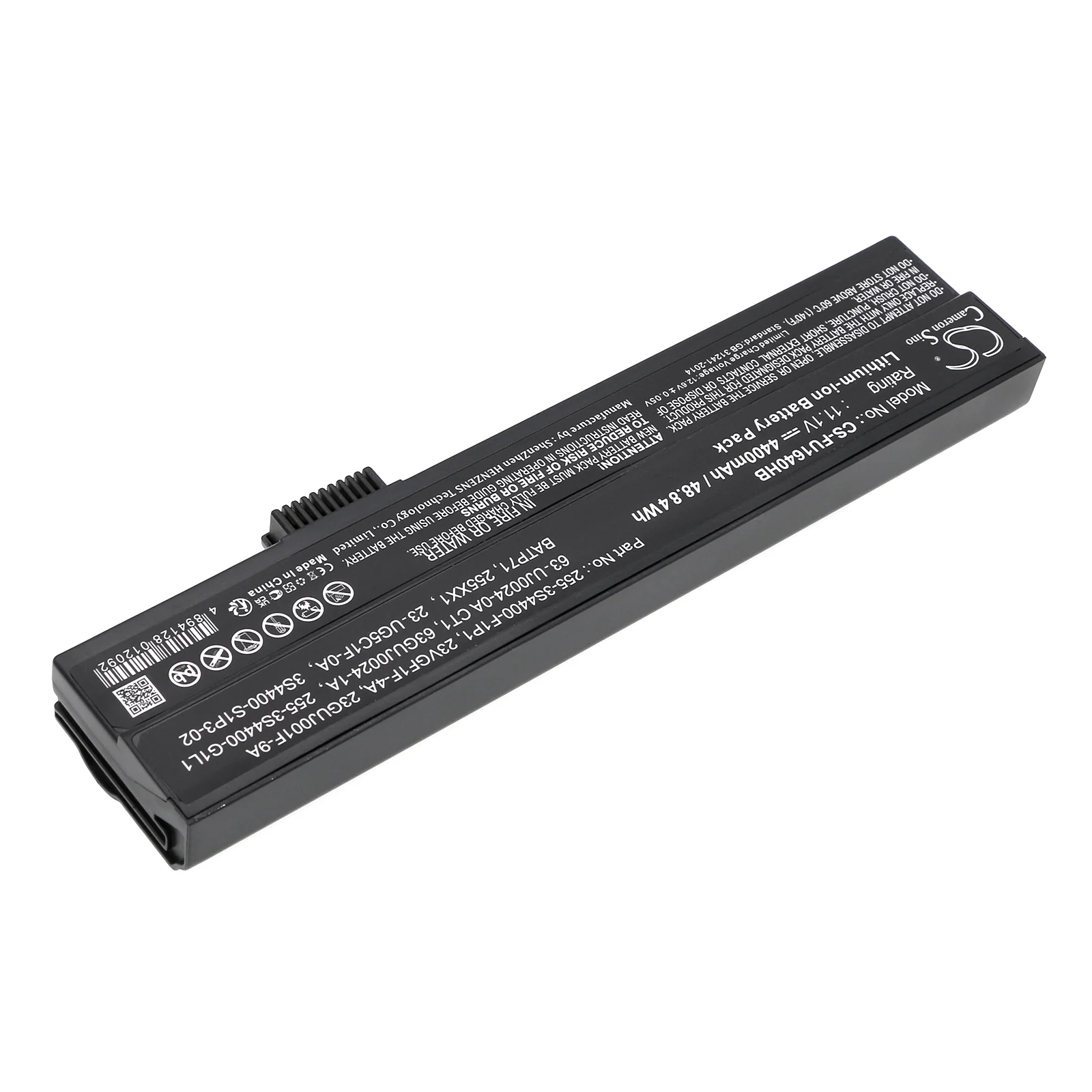 CS-FU1640HB : Battery for Vega Vegaplus 255, Vegaplus 259 - Replaces Uniwill 255-3S4400-F1P1, 255-3S4400-G1L1, 255-3S4400-S1S1 and others - Image 2