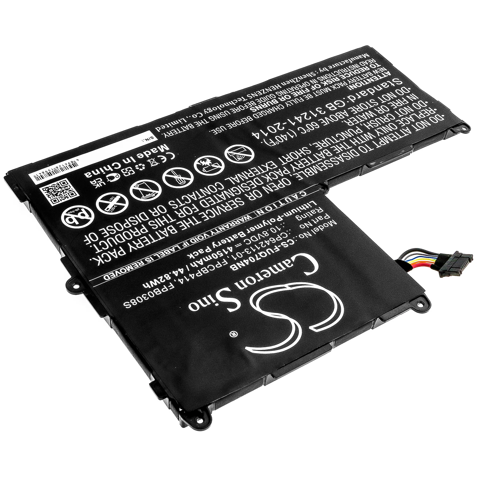 CS-FUQ704NB : Battery for Fujitsu Stylistic Q704 - Replaces Fujitsu CP642113-01, FPCBP414, FPB0308S - Image 2