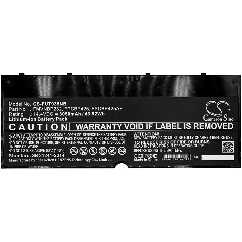 CS-FUT935NB : Battery for Fujitsu LifeBook T935, LifeBook U745, Lifebook T904 and others - Replaces Fujitsu FMVNBP232, FPCBP425, FPCBP425AP and others - Image 5