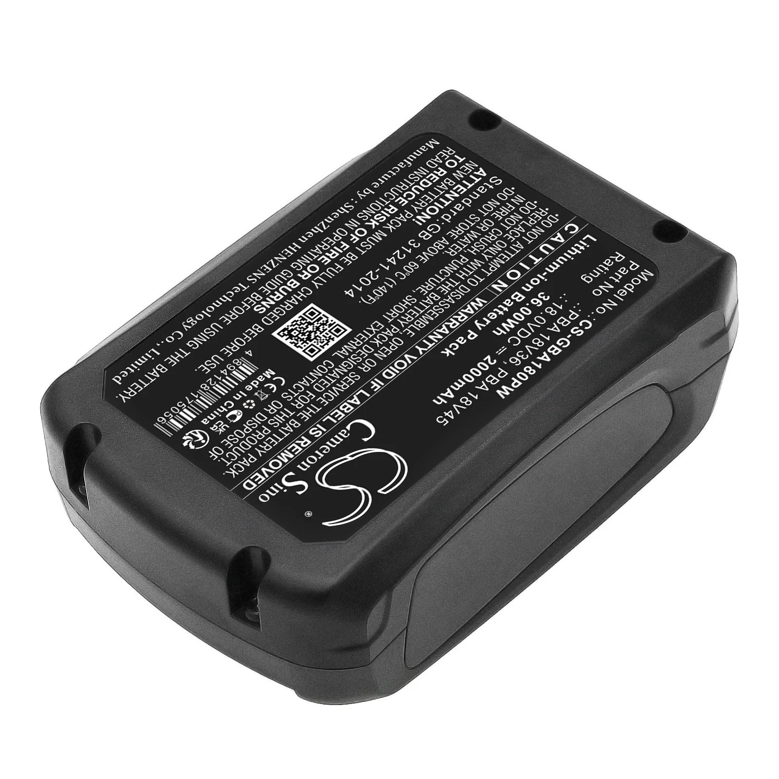 CS-GBA180PW : Battery for Gardena PowerMax 32/36V, PowerMax 32/36V P4A solo, TCS 20 and others - Replaces Gardena PBA 18V36, PBA 18V45, PBA 18V72 and others - Image 4