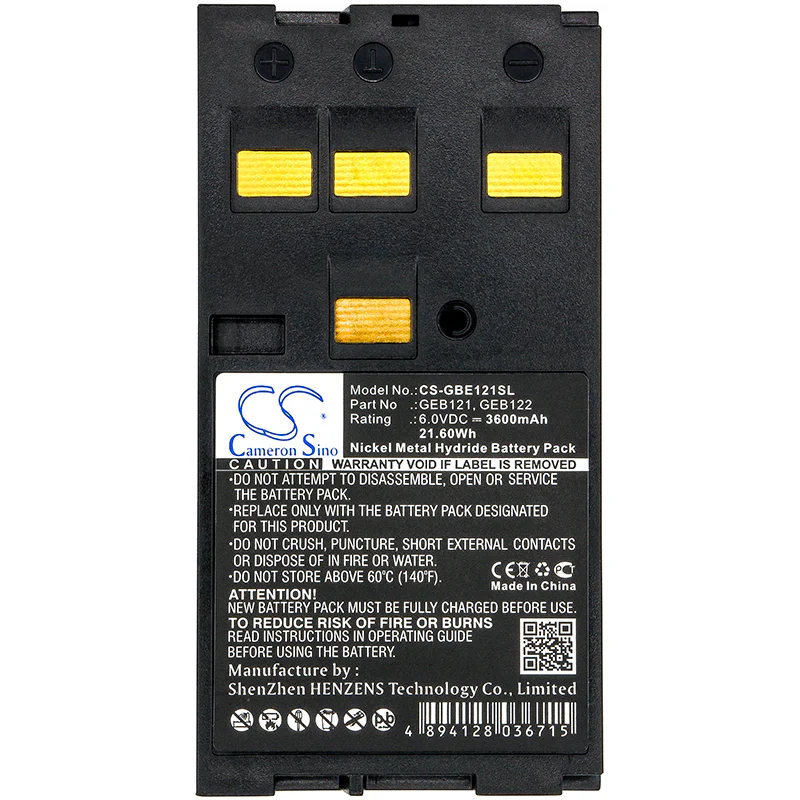 CS-GBE121SL : Battery for Leica GS50 GPS, TCR802 Power, TCR803 Power and others - Replaces Leica GEB121, GEB122 - Image 3
