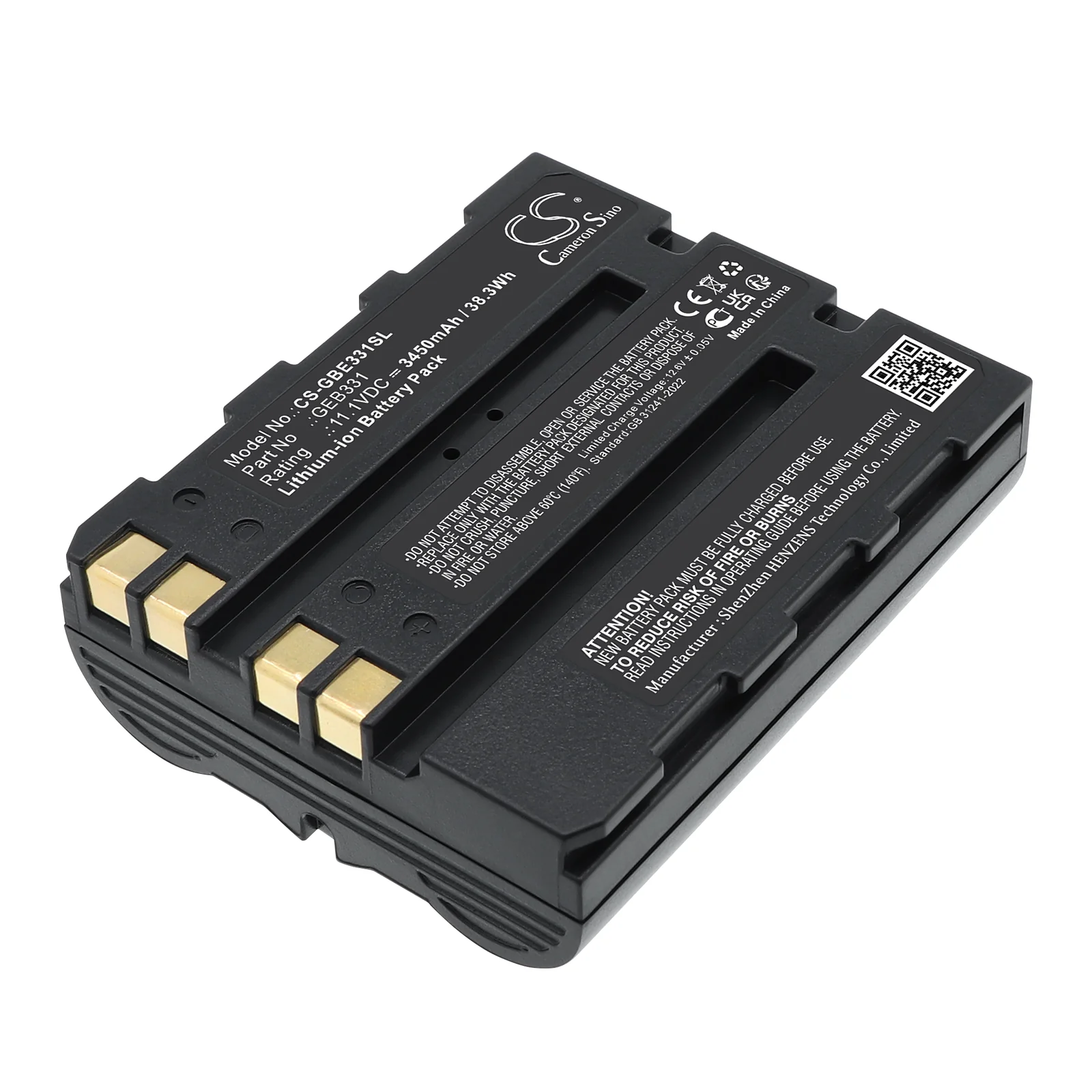 CS-GBE331SL : Battery for Leica CS20, CS20 Controller, CS20 field controller and others - Replaces Leica 799190, GEB331, GEB333 and others - Image 2