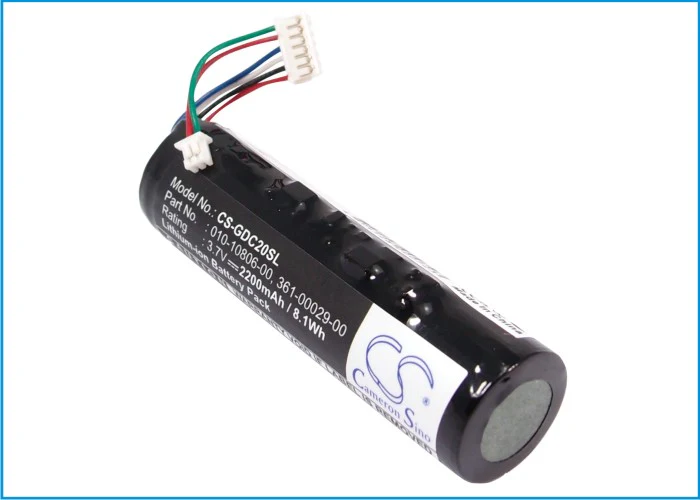 CS-GDC20SL : Battery for Garmin DC20, DC30, DC40 and others - Replaces Garmin 010-10806-00, 010-10806-01, 361-00029-00 and others - Image 2