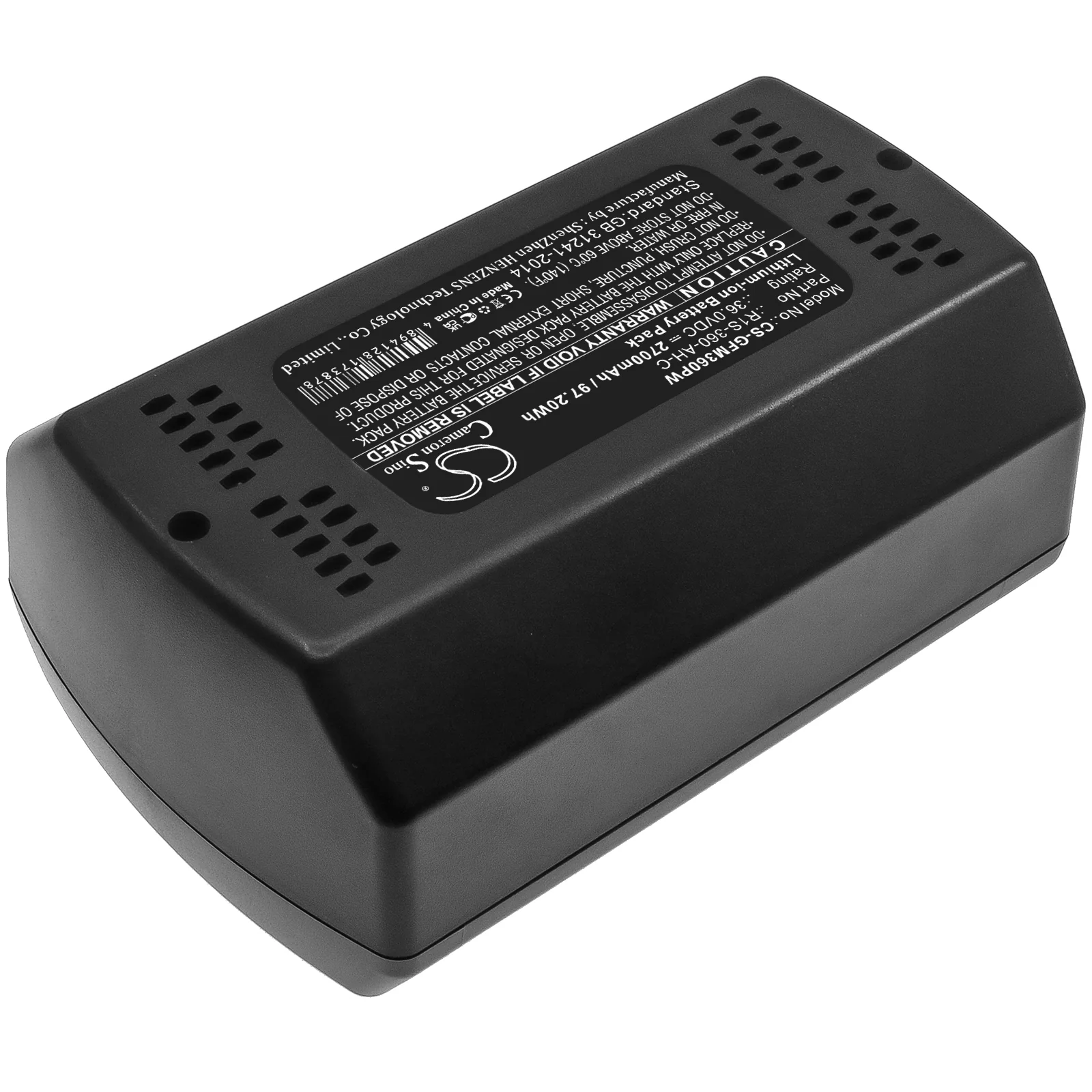 CS-GFM360PW : Battery for Garden Feelings IAM 36-3730 F, IAM 36-4340-1N F, GDLM3640 and others - Replaces Garden Feelings R1S-360-AH-C, B0P136AA, R1S-360-AH-C36V - Image 5