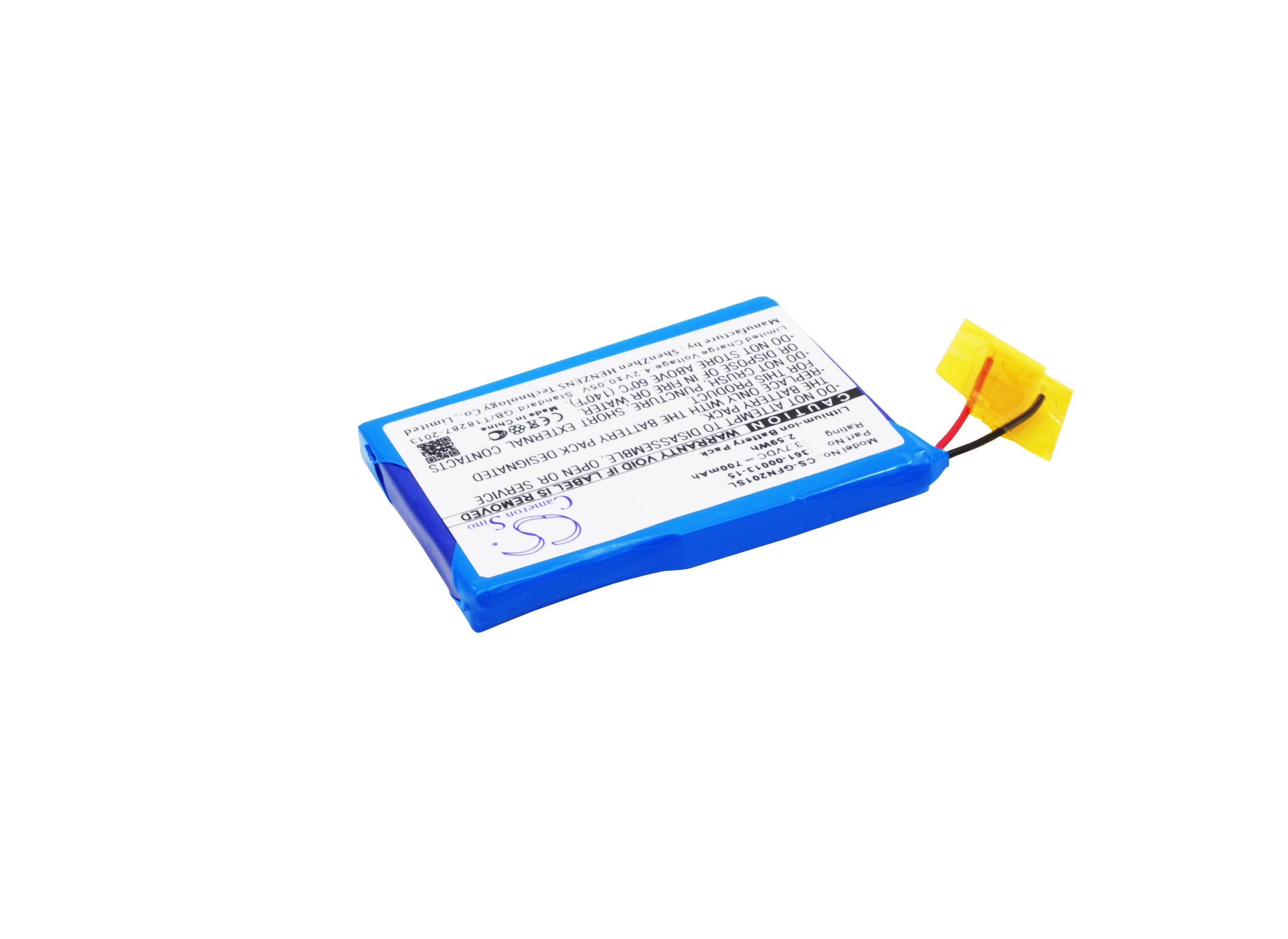 CS-GFN201SL : Battery for Garmin Foretrex 101, Foretrex 201 - Replaces Garmin 361-00013-15 - Image 3