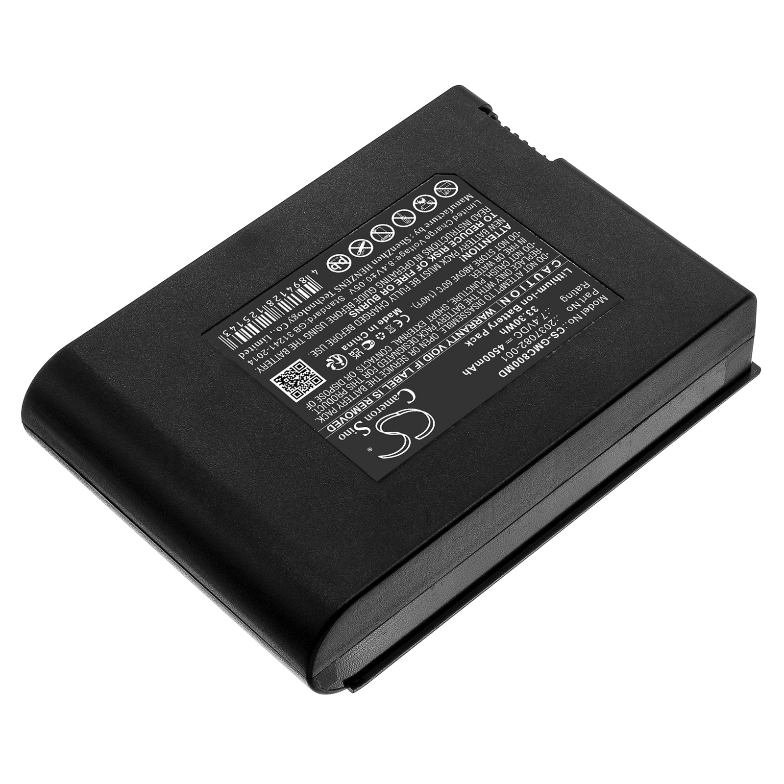 CS-GMC800MD : Battery for GE MAC 800, MAC800, ECG Mac 800 - Replaces GE 2037082-001, 2039944-001, M2823 and others - Image 2