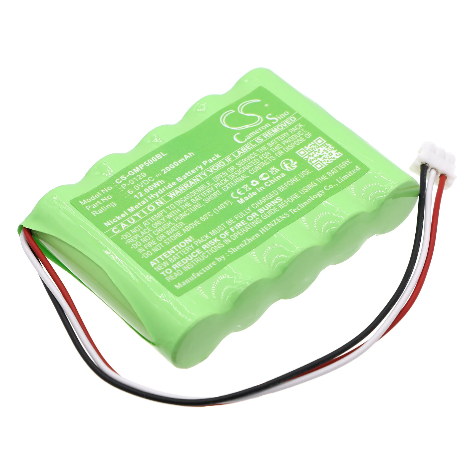 CS-GMP500BL : Battery for GALEB MP-55, MP-500, MP-5000 - Replaces GALEB P-0129 - Image 3